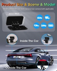 Rear Camera Holder Dash Cam Car Rear Camera Rear Window Bracket Backup Camera…