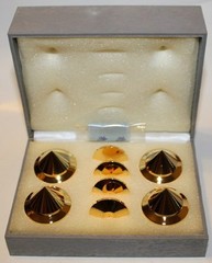 BBC Gold Audio Isolation Metal Cones ” Standard ” (4 pcs), Brand NEW