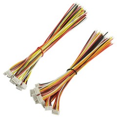 60Pcs JST PH 2.0mm Connector Cable Wire 26AWG 2/3/4/5 Pin Assortment Kit