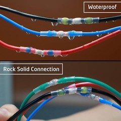 50-1000Pcs Waterproof Seal Solder Stick Heat Shrink Solder Wire Butt Connectors