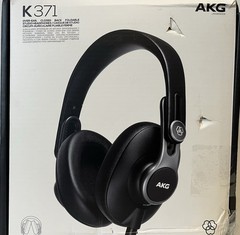 AKG K371 Closed Over-Ear Studio Folding Headphones – Black.