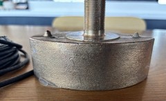 Echonautics CB131H600 600w 130-210kHz High CHIRP Bronze Thru-Hull 0 Degree 22mm