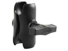 RAM Mount Plastic 1.5” Ball 2.25” Double Socket Short Size Arm RAP-201U-B