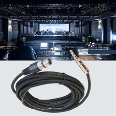 50ft XLR Male Cable Quarter Inch Stereo to 3-Pin Female Cables Audio Mixer Cable
