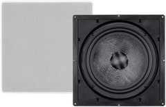Carbon Fiber In-Wall Speaker – 10 Inch (Each) 300 Watt Subwoofer, Easy Install f