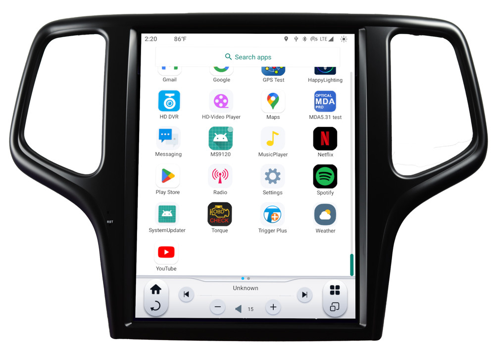 Linkswell 2014-2021 JEEP GRAND CHEROKEE GENERATION 6 T-STYLE RADIO CarPlay