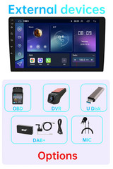 Android 15+CAM Carplay For Toyota Corolla 2009-2013 GPS Nav Car Stereo Radio SWC