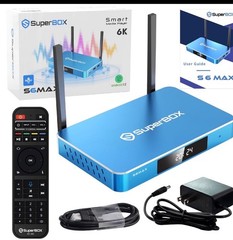 SuperBox S6 Max – 4GB RAM 64GB ROM, 6K Android 12 TV Box – HDMI, Dual Band WiFi