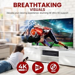 Pyle Hi-Fi Wireless BT Home Theater Receiver – 5.2 Channel, 1000W MAX