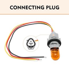 1 Set Turn Signal Bulb Socket Wire Harness, Turn Signal Wiring Connector