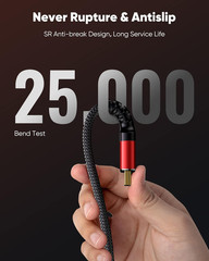 8K 10K HDMI 2.1 Cable 6.6FT/2M 2-Pack, Ultra High Speed HDMI Cable