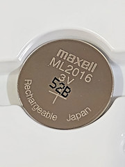 2 pc MAXELL ML2016 ML 2016 3v RECHARGEABLE LITHIUM BATTERY MFD. Sept. 2023