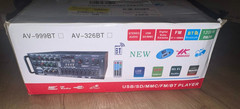 AV-326BT 1200W Bluetooth Stereo Power Amplifier 220V DC 12V EQ NEW
