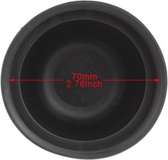 70mm 2.76 inch PVC Rubber Seal Dustproof Covers for Light Bulb Conversion Kit