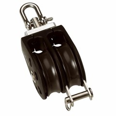 BARTON PLAIN BEARING PULLEY BLOCK DOUBLE WITH SWIVEL