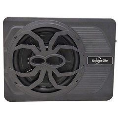 1200W Powered Car Truck Sub: Slim Under-Seat 10″ Subwoofer w/ Amp Kit Speaker