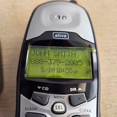 Ativa AD583 3-Handset 5.8GHz Cordless Phone System With Call Waiting/Caller ID