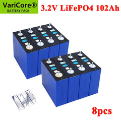 8pcs 3.2V LiFePO4 Battery 320AH 280ah 200ah 150ah 105ah DIY 12v 24V Automotive