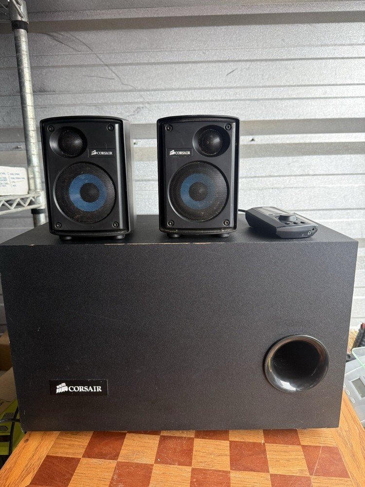 Corsair Gaming Series SP2500 2.1 Black Speaker Set Used