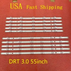 1set LED strip For LG 55LH5750 55LB5700 55LF6000 UB AGF78401601 NC550DUE-VCCP1