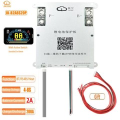 JK Smart BMS Heat CAN 2A Active Balance 4S-8S 200A Lifepo4 Li-Ion LTO lot USA