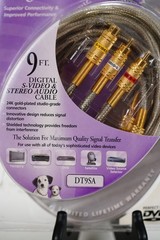 9′ RCA DT9SA High Performance Digital S-Video & Stereo Audio Cable 2002 NEW