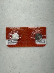 2 PACK RENATA 370 SR920W SILVER 1.55V EXP 5/2027 FRESH FREE SHIPPING USA