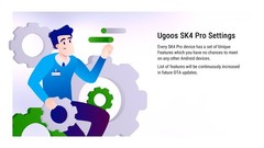 UGOOS SK4 PRO TV Box Android 14 4G 64G WiFi 100M BT5.4 AV1 VP9 H.265 4K HDR Box