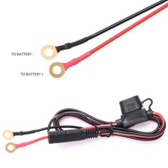 Waterproof Motorcycle SAE to USB Cable Adapter 2.1A Phone GPS USB Charger Outlet
