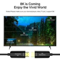 8K Optical Fiber HDMI 2.1 Cable 8K 60Hz 4K 120Hz 48Gbps High Speed Dynamic Lot