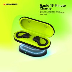 Monster 2MNTW0395B0L2 DNA Fit 2.0 Wireless Bluetooth Earbuds – Noise Cancelling