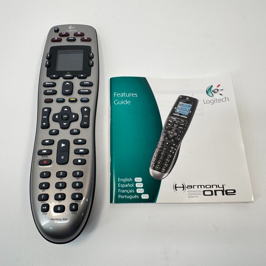 Logitech Harmony 650 Universal Remote Control Tested Works