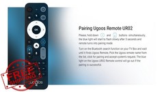 Ugoos UR02 BT Remote Voice Search Gyro Sensing