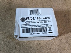 RDL PS-24AS Switching Power Supply 24Vdc 500mA