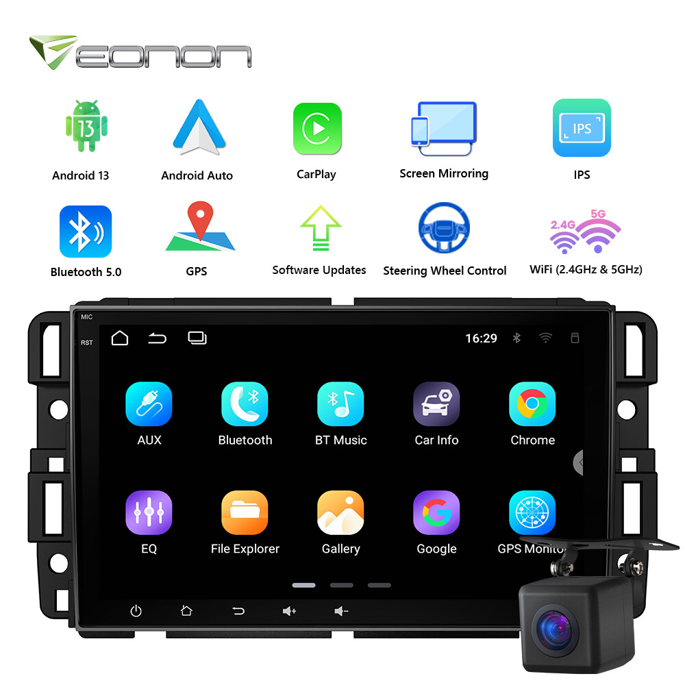GMA13 Android 13 8″ Car Stereo Radio for Chevrolet Silverado 1500 2500HD 3500 HD