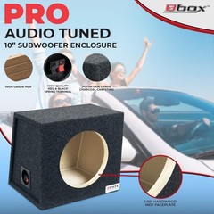 10″ Subwoofer Box – Durable MDF Construction & Precision Fit