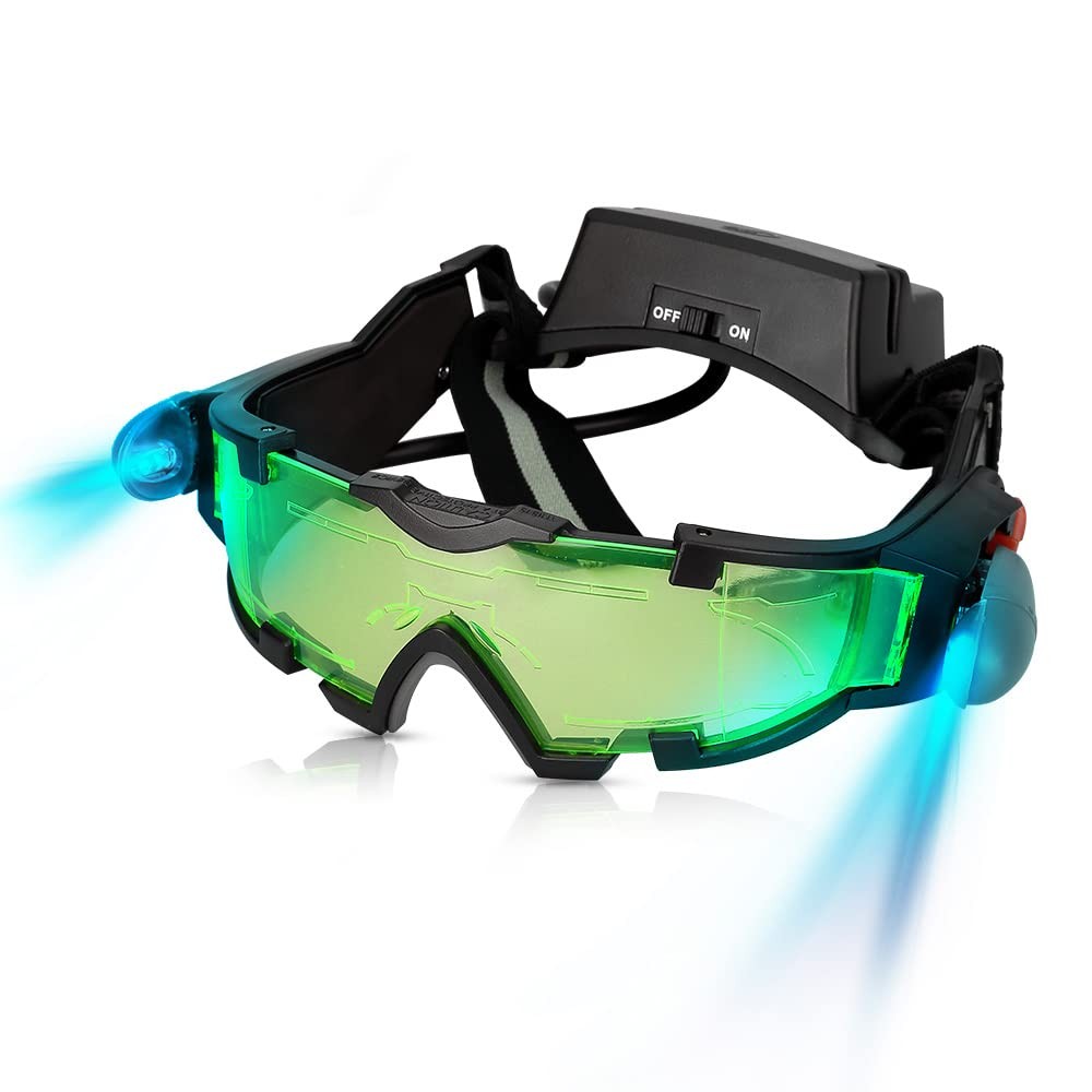 AGM Kids Night Vision Goggles, Adjustable Spy Gear Medium, Green