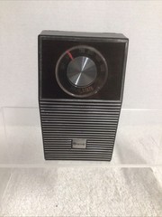 Vintage Rhapsody Solid State AM Portable Radio W/ Case Works Hong Kong