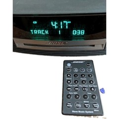 Bose Wave Music System AM/FM/CD Alarm Clock Radio W/Remote AWRCC1 Refurbished