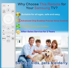Samsung Frame TV Remote Replacement 2019-2024 Smart Control with Voice