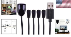 High-Sensitivity USB Infrared Repeater with Wall-Penetration – 1 to 4 Emitters