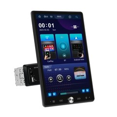 Wireless Apple CarPlay 10.4″ Single 1DIN Car Stereo Rotatable Touch Screen Radio