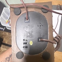 Deer Antler Rustic Lodge Style Corded Rotary Dial Telephone Brown Beige