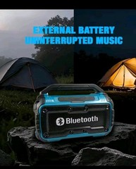 Portable Bluetooth Speaker with Handle, Rectangular, Blue/Black/Yellow/Red