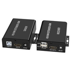 1080P 60M USB HDMI KVM Extender Hub Over Rj45 Ethernet Cable Video Converter