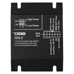 DS18 QHL2 2-Channel Lossless Audio High To Low Level Converter with Auto Turn-On