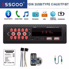 Single 1 DIN Car Stereo Head Unit FM Bluetooth Audio MP3 FM USB AUX-IN TF AM