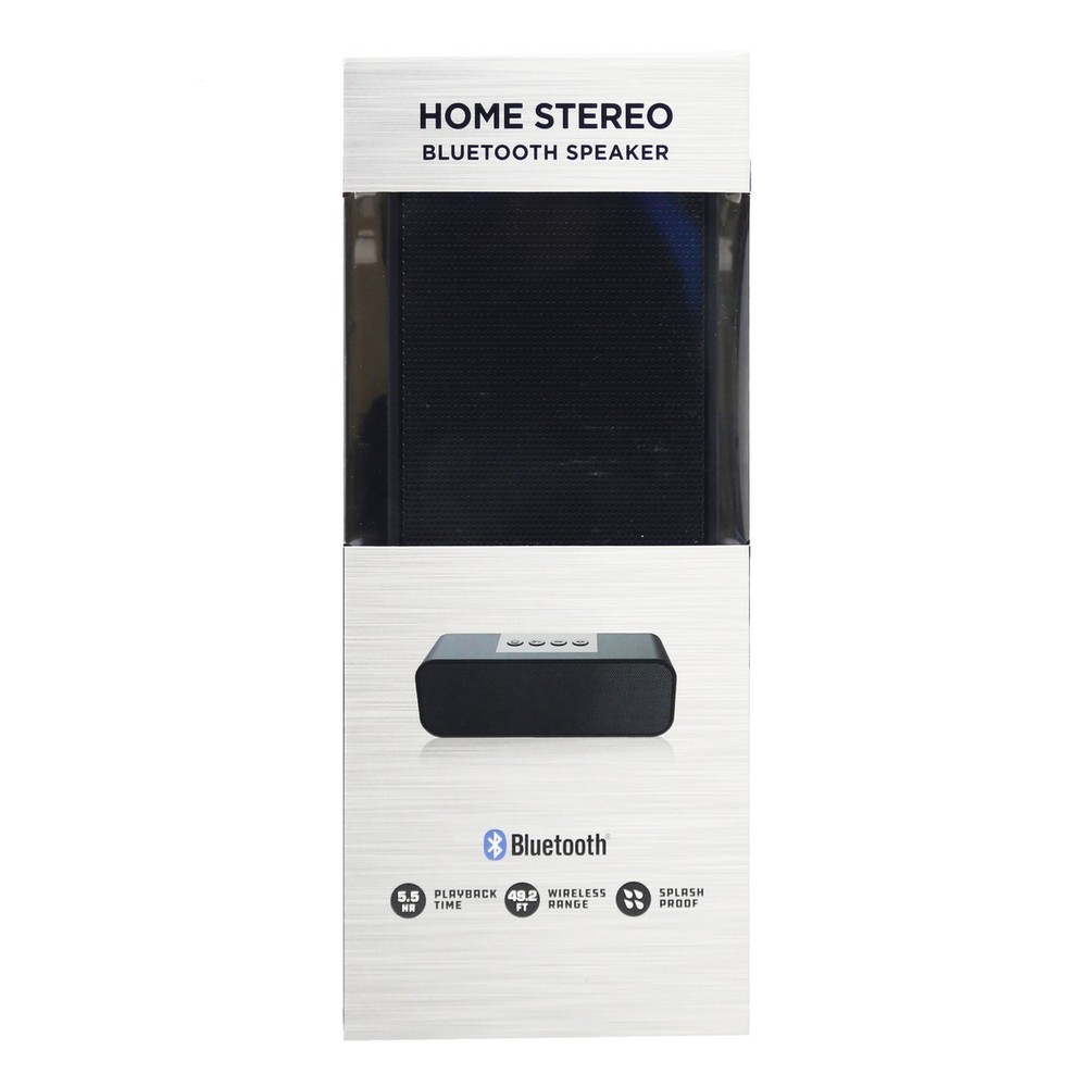 Home Stereo Bluetooth Speaker – Water resistant 20WMS008 Black, Brand New!!