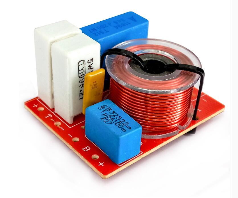 2pcs 2-Way Audio Crossover Filters HiFi Speaker Frequency Divider 4~8Ω 80W
