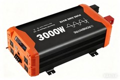 3000W Car Power Inverter DC 12V To AC 110V Pure Sine Wave Solar Converter LCD
